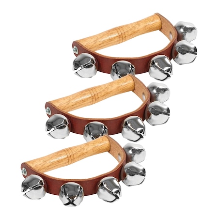 Westco Educational Products Five Sleigh Bells on Handle, 3PK BE7203-05